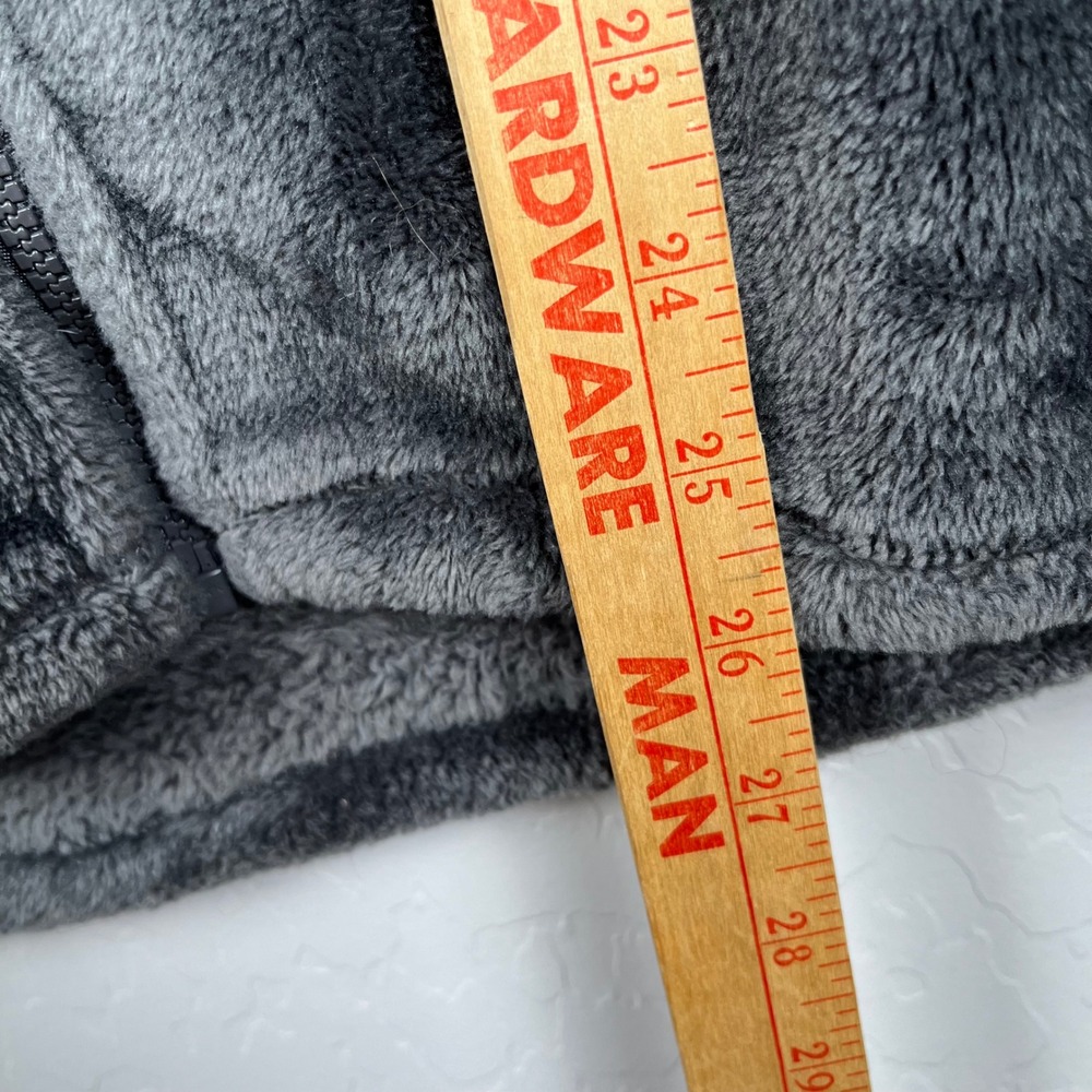 32 Degrees‎ Heat Womens Gray Faux Fur Fleece Full Zip Jacket Coat Large - Picture 6 of 8